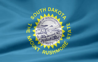 South Dakota flag picture